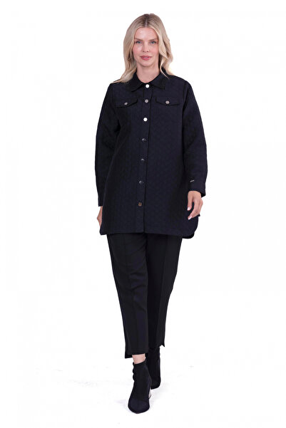 Invee Quilted Black Jacket 6827