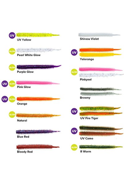 Fujin Yummy Sandworm 7 Cm LRF Silikon