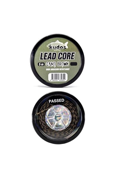 Kudos Lead Core Camo Brown 5m 35 Lb