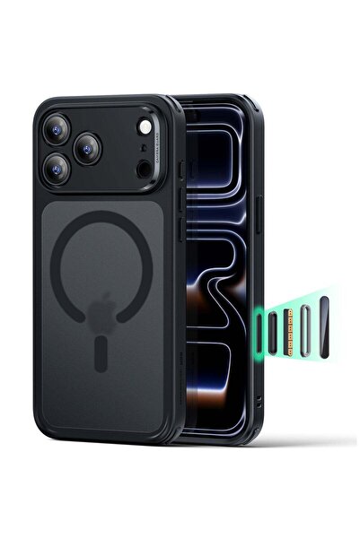 ESR Apple iPhone 17 Pro Max Classic Hybrid Kamera Kontrol Koruma Butonlu Mags...