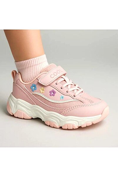 Papuçsepeti Papuç Sepeti Bella Anatomical Comfortable Sole Girls' Sports Shoes