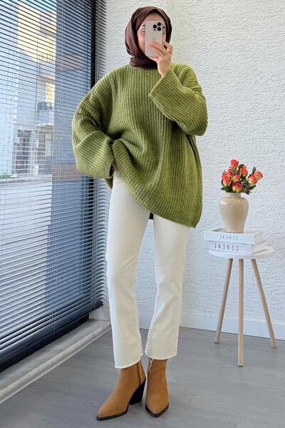 MELEK ARAZ Boy Fit Cut Jeans - Cream