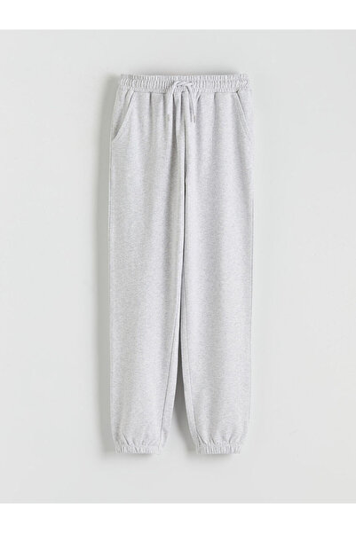 LC Waikiki Rmz Gi̇yi̇m Farkiyla Girls' Jogger Sweatpants with Waist Drawstring