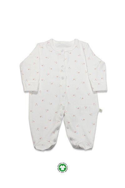 Budi Bistyle Grow İn Love Baby Romper 15103 Pink Ecru