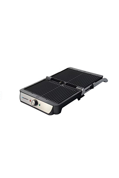 KlaussTech Blaupunkt electric grill, 2000 W, removable non-stick plates, adjustable hinge, Silver