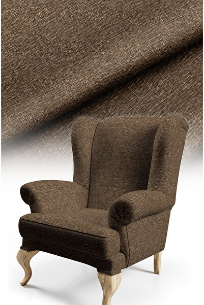 CANİLA Linen Texture Effect Digital Printed Upholstery Sofa Fabric, Throw Pillow, Cushion Covering. Premium Fabric