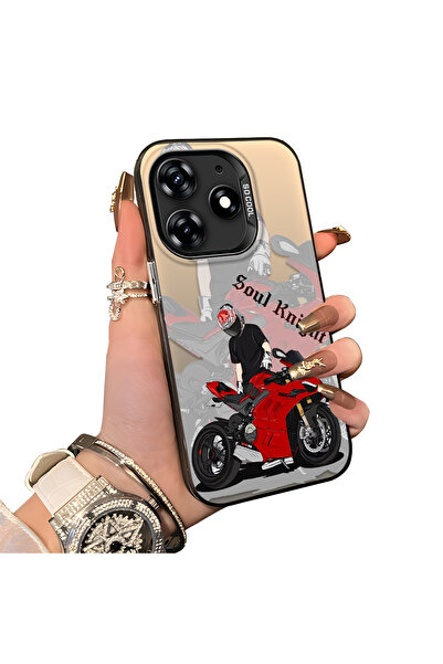 ucuc حافظة تكنو سبارك 10 برو متوافقة مع الحافة السيليكونية الصلبة والمضادة لل...