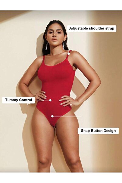 FİT WOMEN Seamless Zıbın Korse Çıtçıtlı Body 2 Beden İncelten Toparlayıcı Pus...