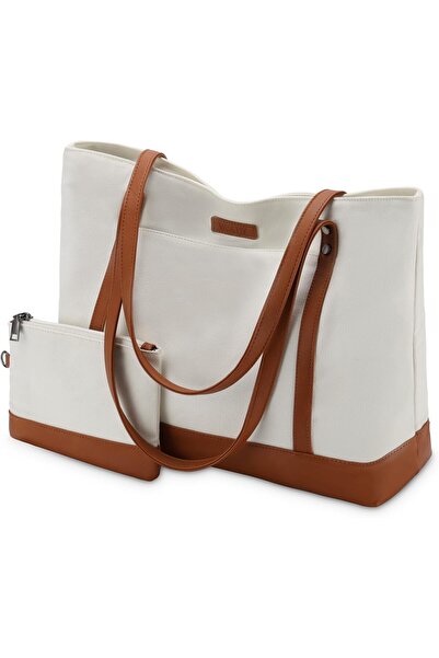 VASCHY Laptop Tote Bag for Women, Large 15.6inch Computer Teacher Bag Purse Briefcase for Travel, Wo