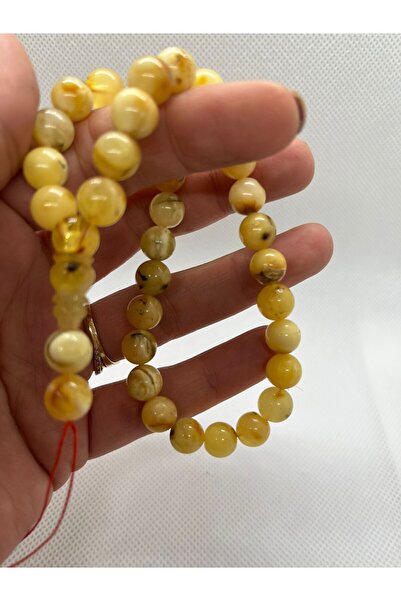 KUKAYLA سبحة من العقيق الطبيعي 25.87 جرام 10*10