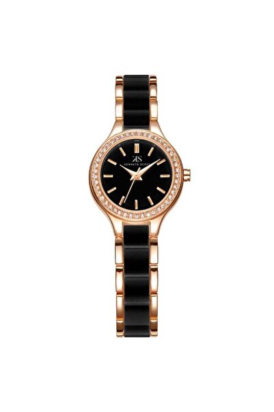 Kenneth Scott Women's Ceramic Watch with Round Hands