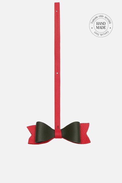 Bestyle Hand Made Christmas Özel Hediyelik Kırmızı & Koyu Yeşil Fiyonk Çanta ...