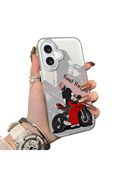 ucuc حافظة مضادة للسقوط من السيليكون المتوافقة مع هاتف iPhone 16، بتصميم سيار...