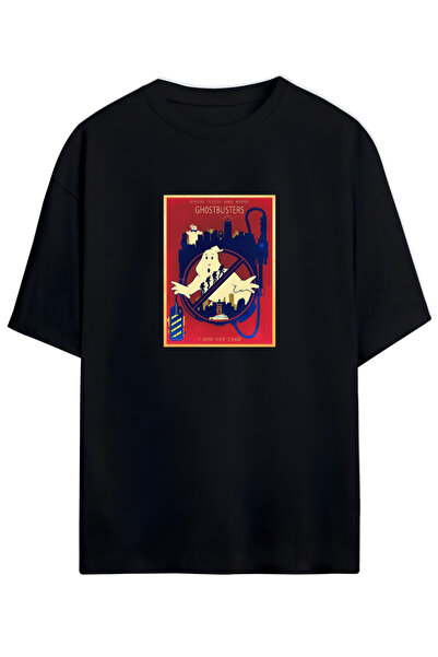 SVART WEAR Ghostbusters Ghostbusters Designed Unisex 100% Cotton Oversized T-Shirt
