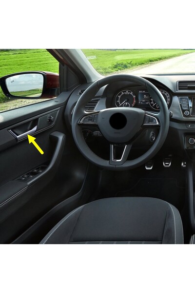 Skoda Fabia 2018-2021 Sol Ön Kapı İç Açma Kolu 6V0837221A