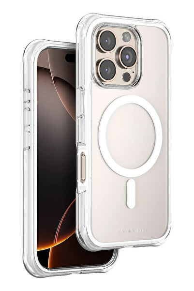 ONEGIF 1613111747 غطاء هالك ماج سيف لهاتف ابل ايفون 16 برو ماكس (151131) - أبيض