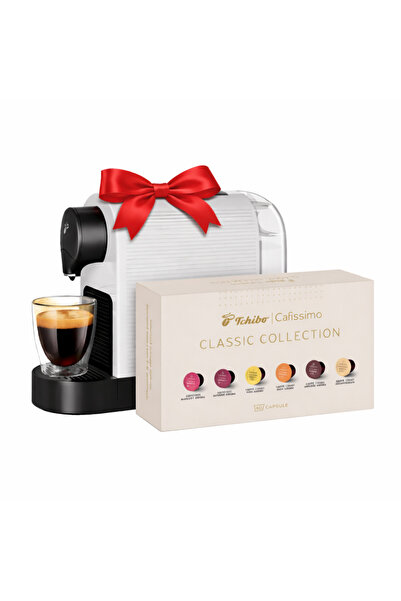 Tchibo Cafissimo Espressor Pure Plus WHITE + pachet Classic Collection