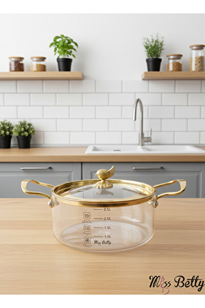 Miss Betty Bellisima Glass Pot 2.5 Lt