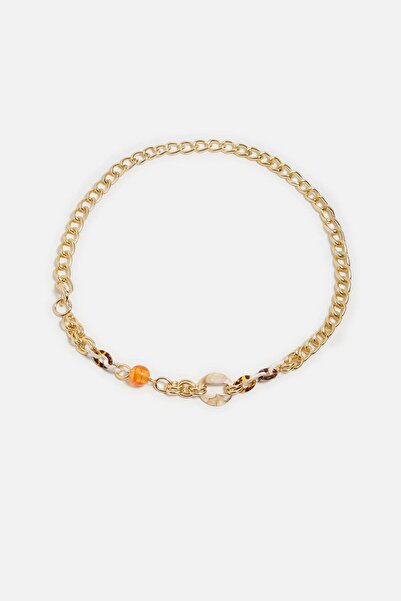 AKSWSUAR Taşlı Zincir Kemer