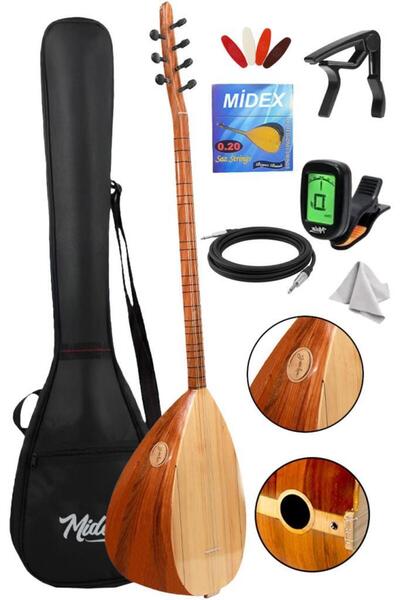 Yonka B-141U Uzun Sap Karaağaç Gövde Kaliteli Gürgen Sap Saz Bağlama Seti