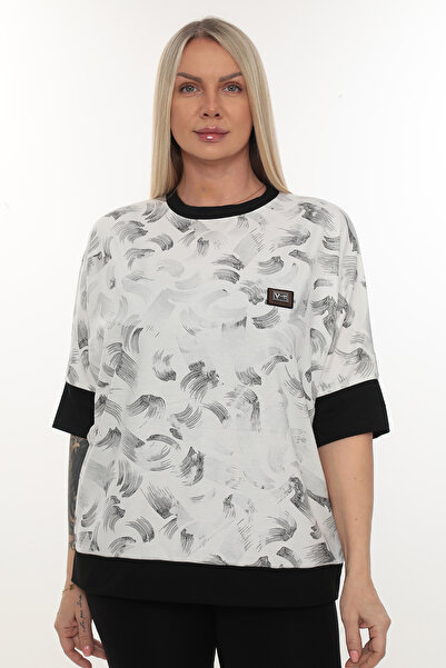 QRUVAZE Plus Size Cycling Necklace Brush Pattern