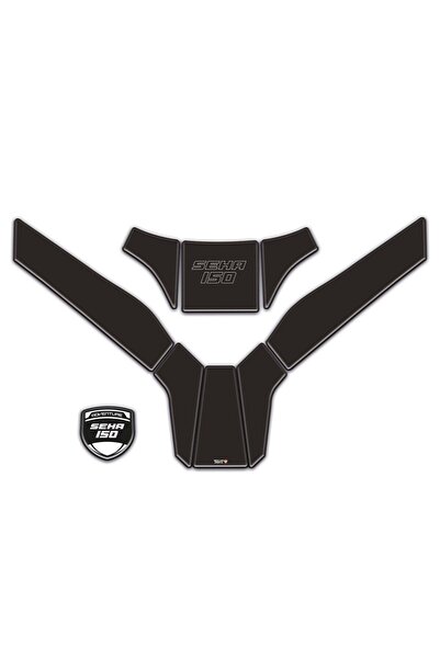 Redline Grafik Kanuni Seha 150 Uyumlu Full SiyahTank Pad Set 8 Parça Redlineg...