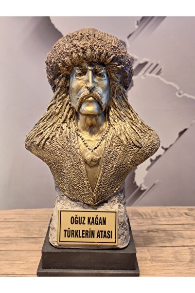 SAAY AKSESUAR OĞUZ KAĞAN (TÜRKLERİN ATASI) BÜSTÜ 30cM