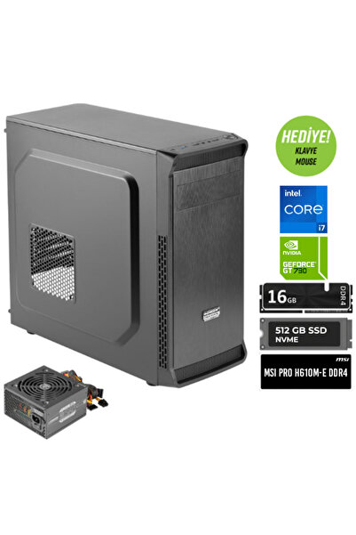 Green Oraman Plus Intel I7 12700KF İşlemci 16GB DDR4 Ram 512GB M2 SSD GT 730 ...