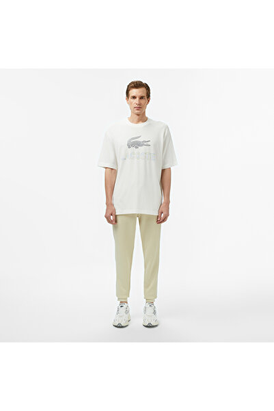 Lacoste Erkek Classic Fit Bej Eşofman Altı