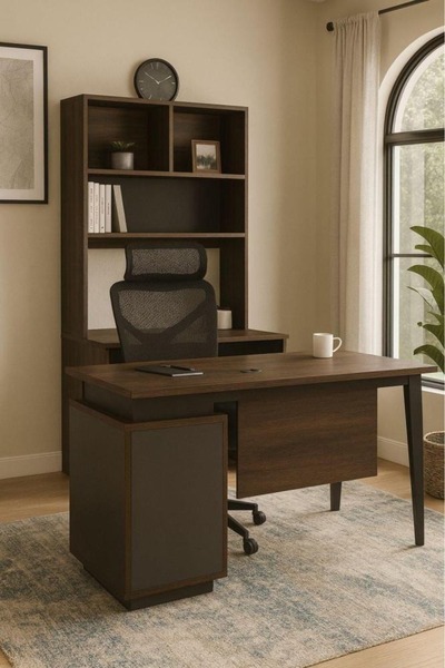 DEC59 مكتب عمل احترافي بالوان متعدده 100سم