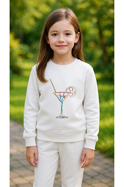 playwear Φούτερ ομάδας KOKTEY με στάμπα για κορίτσια και αγόρια, με λαιμόκοψη...