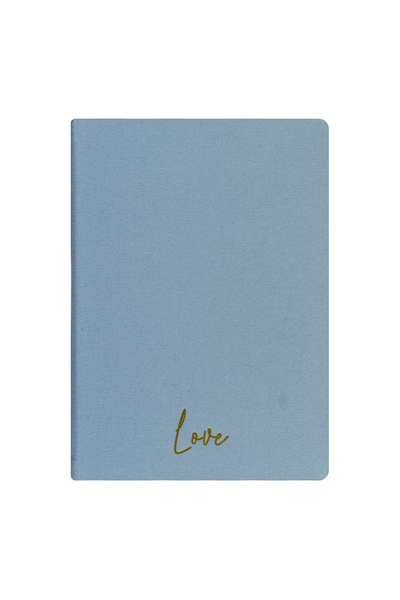Kum Yayınevi Love Notebook - Linen Hard Cover - Unlined 192 Pages – 15X21.3Cm...