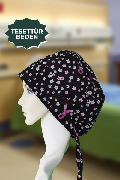 YİĞİTBAŞI ÇİÇEKKURDELE DESEN LİKRALI Doktor Hemşire Aşçı Cerrahi Bone Hastane...