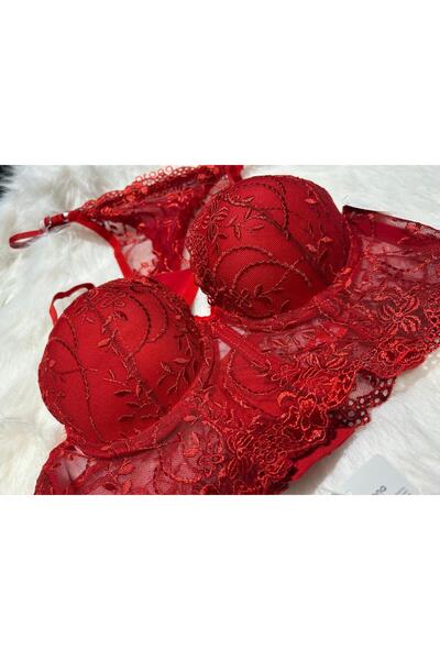 Elit Butik Bustier Suit Floral Print Push up with Underwire Padding