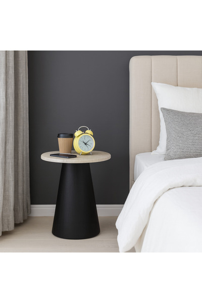 SADANHOME طاولة جانبية، طاولة قهوة حديثة لغرفة المعيشة وغرفة النوم 55x45 سم