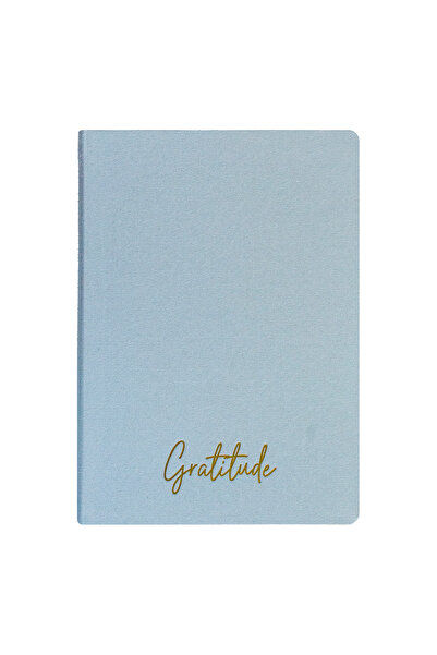 Kum Yayınevi Gratitude Notebook - Linen Hard Cover - Unlined 192 Pages – 15X2...