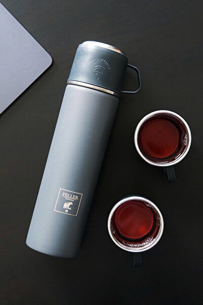 FELLER Stainless Steel Thermos 3 Cup Thermos Set