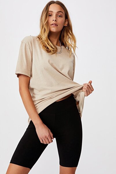 BELLA NOTTE Black High Waist Short Leggings - Women's Cotton