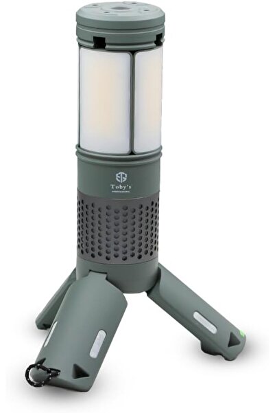 NEONI مصباح تخييم خارجي، قابل لإعادة الشحن ببطارية 7800 مللي أمبير، ارتفاع قابل للتعديل وإضاءة ساطعة