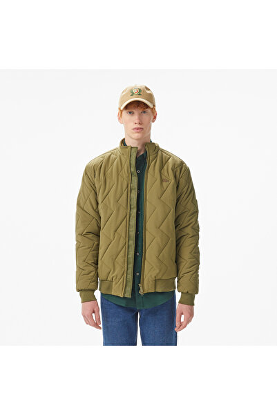 Lacoste Erkek Dik Yaka Kapitone Haki Mont