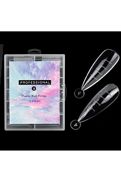 SELA Tipuri reutilizabile de stiletto nr. 6 pentru Polygel și Gel, 120 buc.