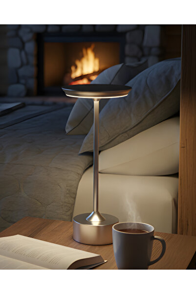 Kendal KML112 – 3 FONKSİYONLU ŞARJLI MASA LAMBASI / CCT / GÜMÜŞ