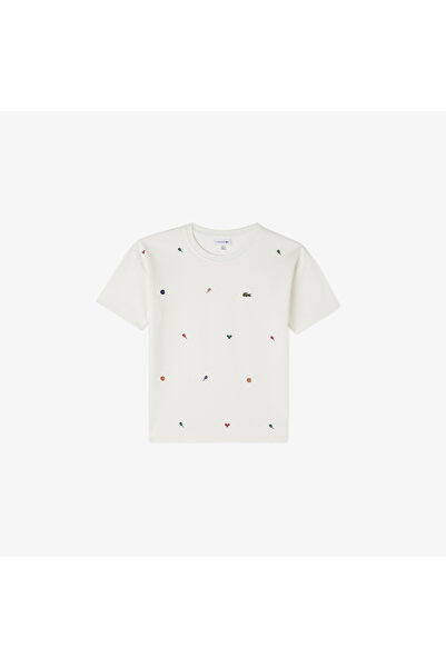 Lacoste Çocuk Krem T-Shirt