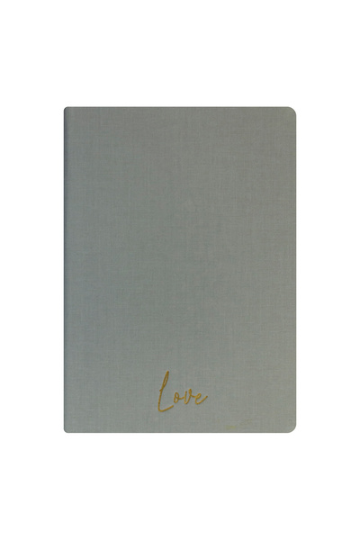 Kum Yayınevi Love Notebook - Linen Hard Cover - Lined 192 Pages – 15X21.3Cm -...