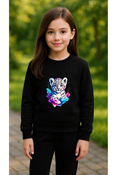 playwear Φούτερ ομάδας KAPLAN V1 με στάμπα για κορίτσια και αγόρια, με λαιμόκ...