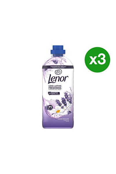 lenor Lavender & Chamomile fabric softener, 71 washes 3 x 1.49 L