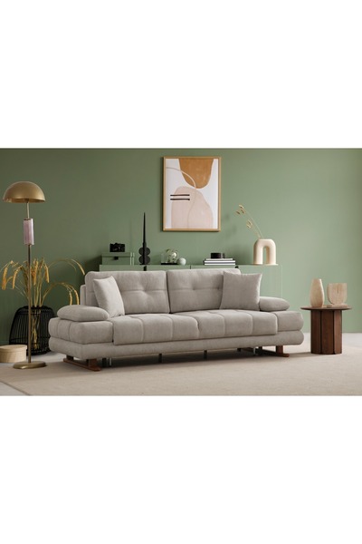 Evondi Viyana 3’lü Kanepe – Yataklı, Bazalı, Kol Mekanizmalı, Silinebilir Kum...