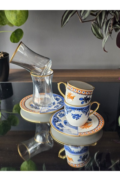 FERMATO طقم قهوة وشاي هايبريد1 لشخصين