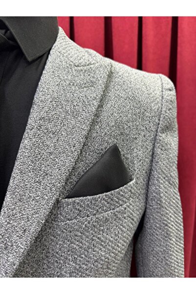 CXFASHİON ERKEK CEKET SLIM FIT DOKUMA