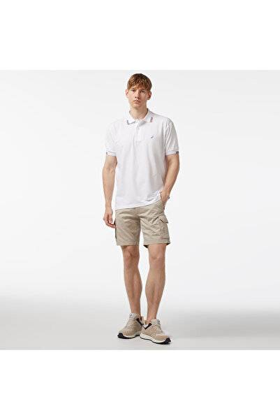 Nautica Erkek Bej Regular Fit Şort